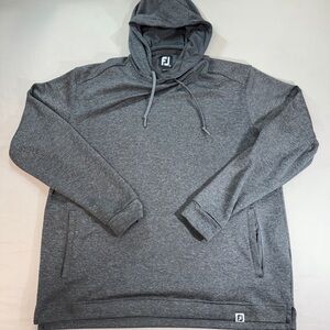 Footjoy FJ - Lightweight Hoodie - Heather Grey- Size Medium